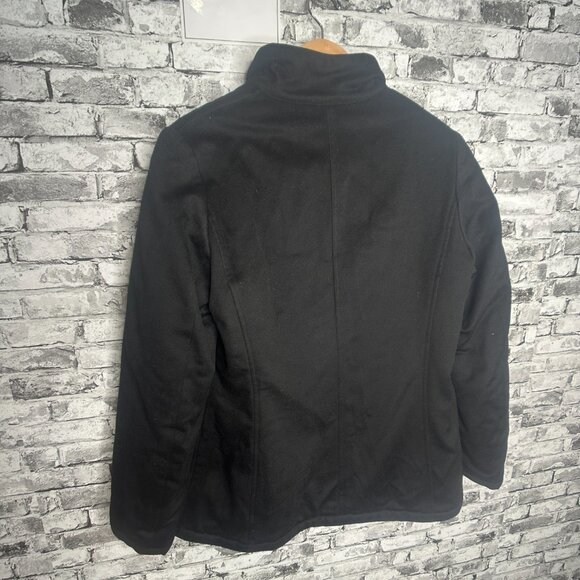 EUC Loro Piana Black Jacket w/ Gold Lining Size 46 - Picture 8 of 16